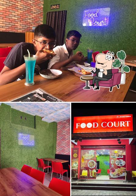 The interior of Food court