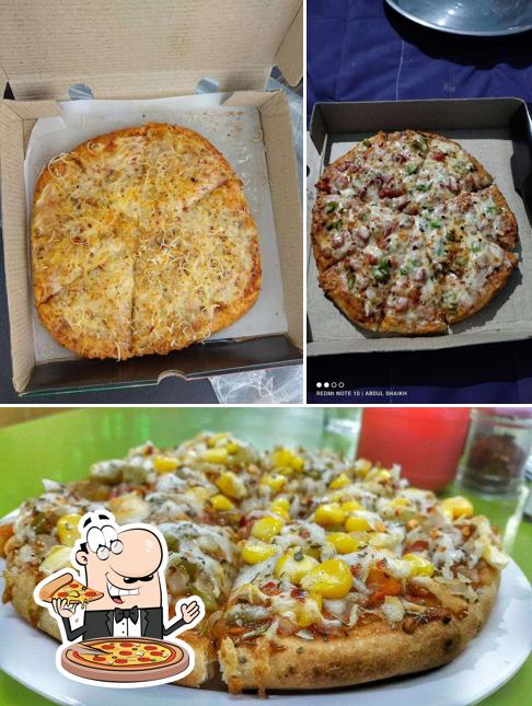 Order pizza at Pizza Planet