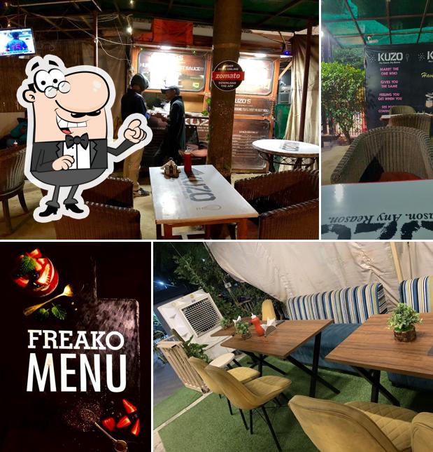 The interior of Freako cafe
