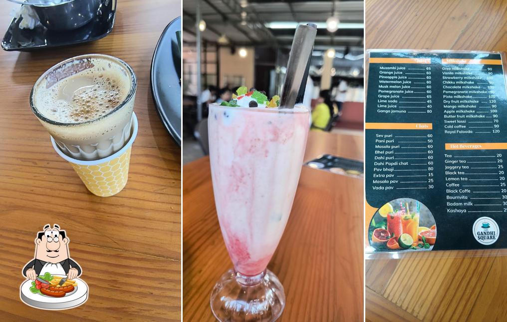 Meals at Cafe Gandhi Square