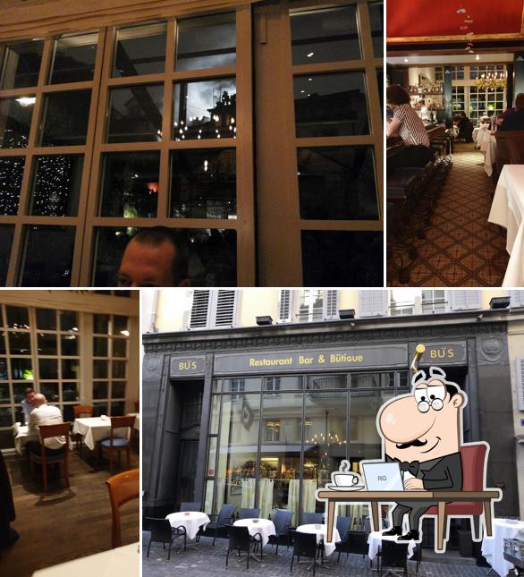 Gli interni di Bü's Hopfenau