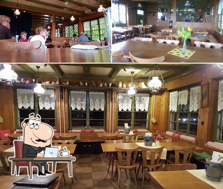 Gli interni di Berggasthaus Rosinli