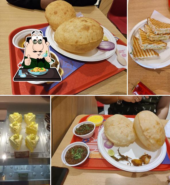 Chole bhature at Haldiram's Chole bhature at Haldiram's