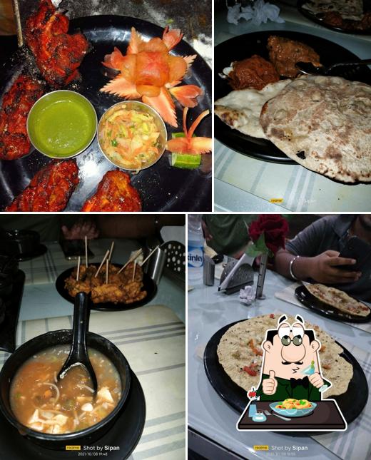 Food at Mezban Restaurant