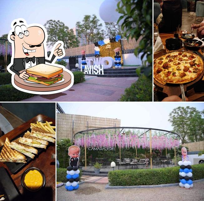 Grilled cheese sandwich at Camaraderie Lounge And Kitchen