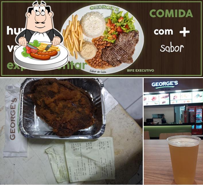 Comida em Georg's Jockey Plaza