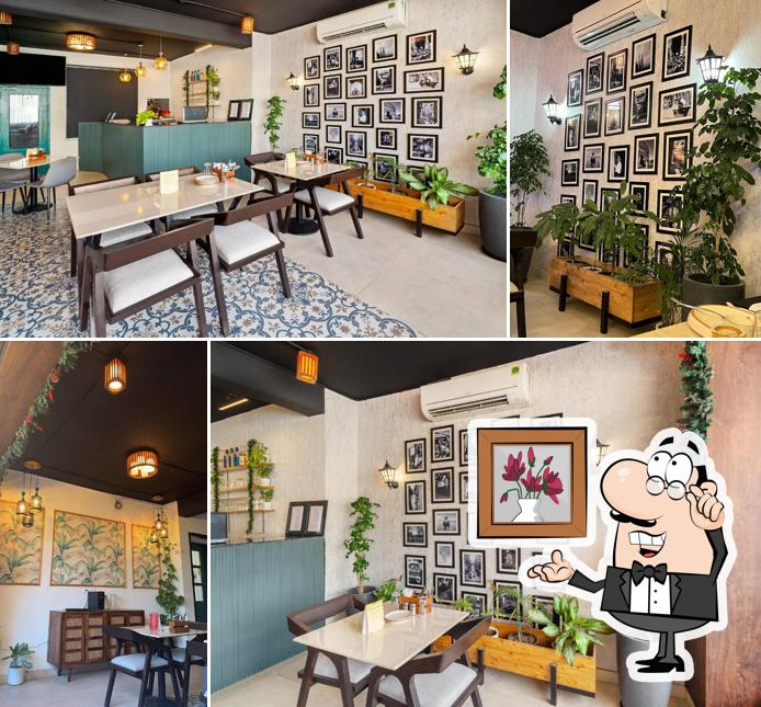 The interior of Hitchin Bistro