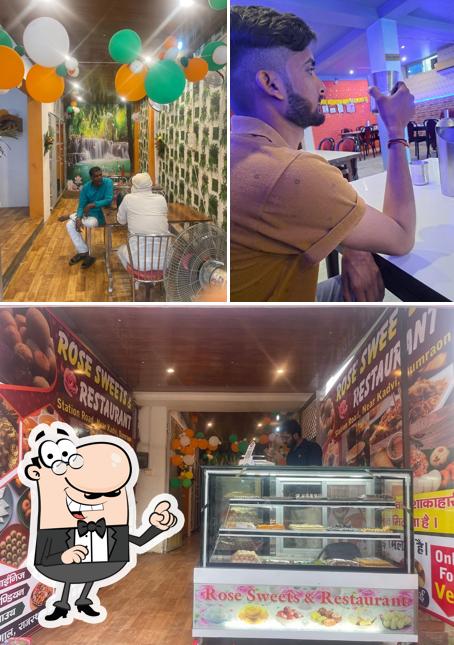 The interior of ROSE SWEETS AND RESTAURANT