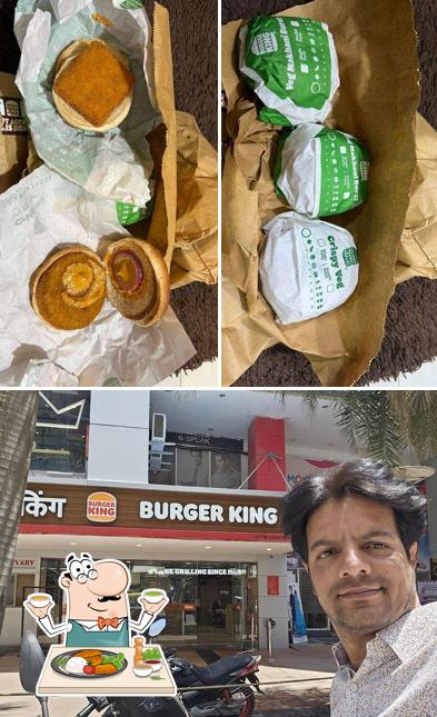 The photo of Burger King’s food and exterior