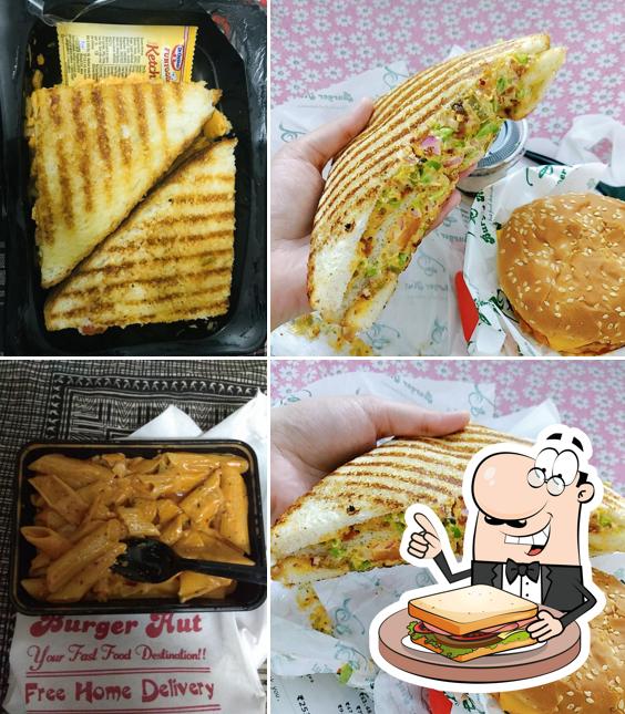 Grilled cheese sandwich at Burger Hut