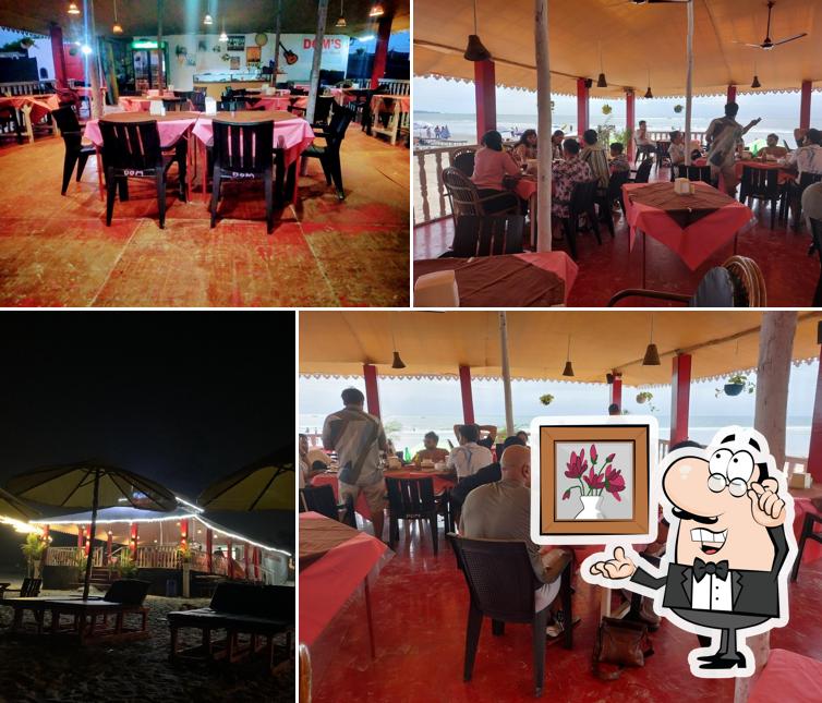 The interior of Dom's Beach Shack