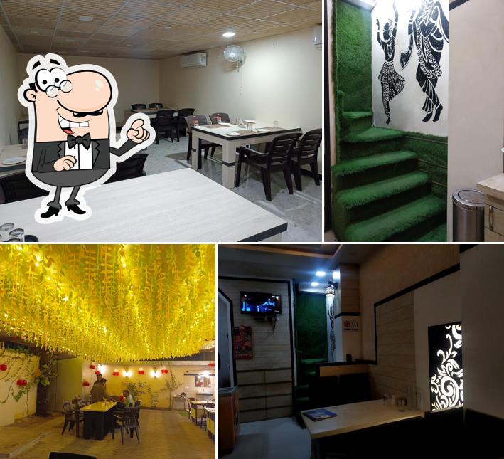 The interior of Sudama kuti