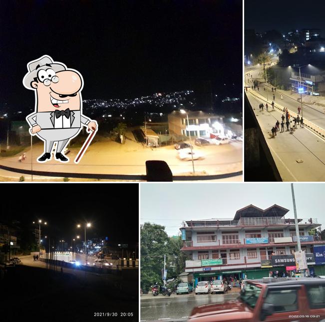 You can get some fresh air outside Hotel Kosing