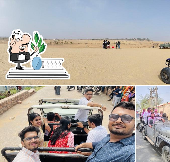 Check out how Desert adventure camp and resort osian looks outside