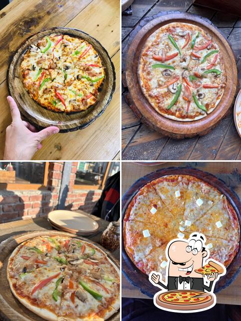 Get pizza at Cafe Anahata