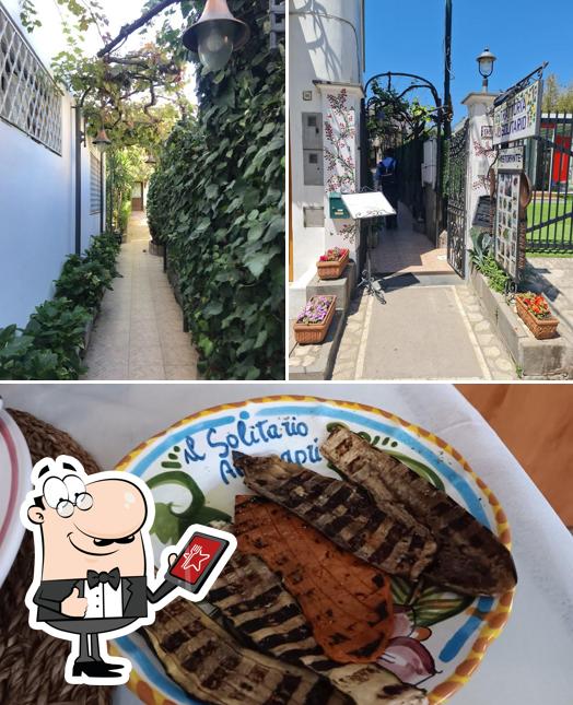 Tra le varie cose da Ristorante Il Solitario si possono trovare la esterno e cibo