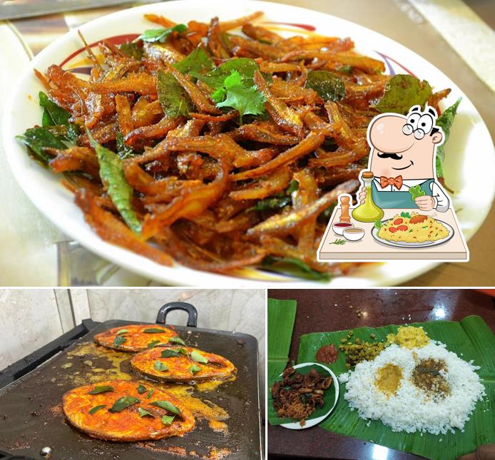 Food at Sree Narayana Hotel