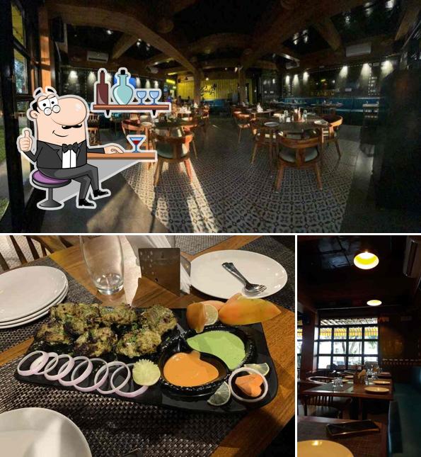 The interior of Canvas Bistro Bar
