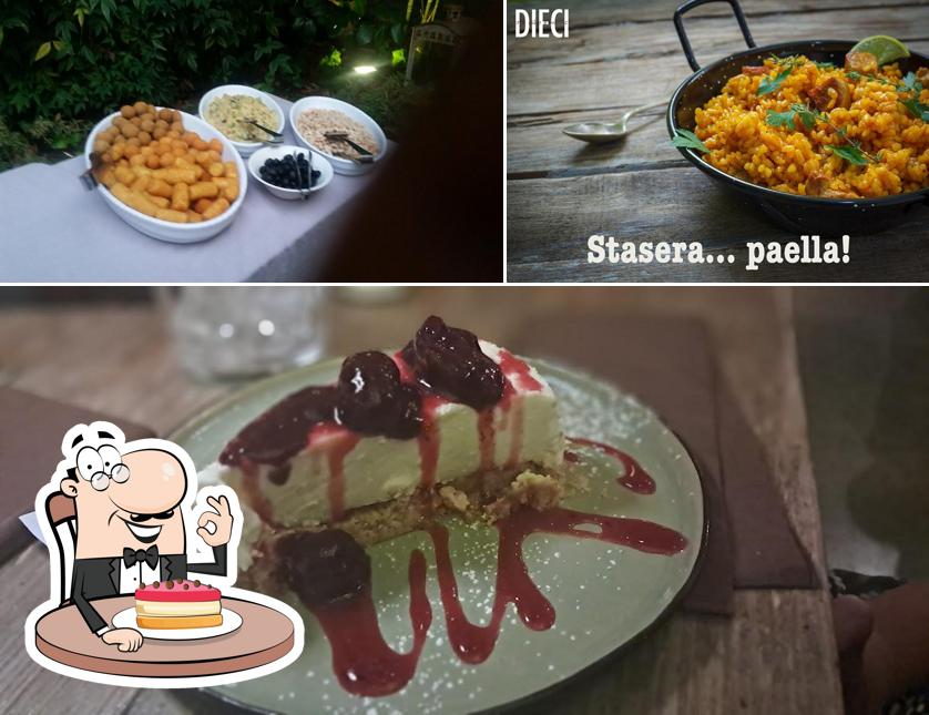 Cheesecake al Dieci arte cibo e musica