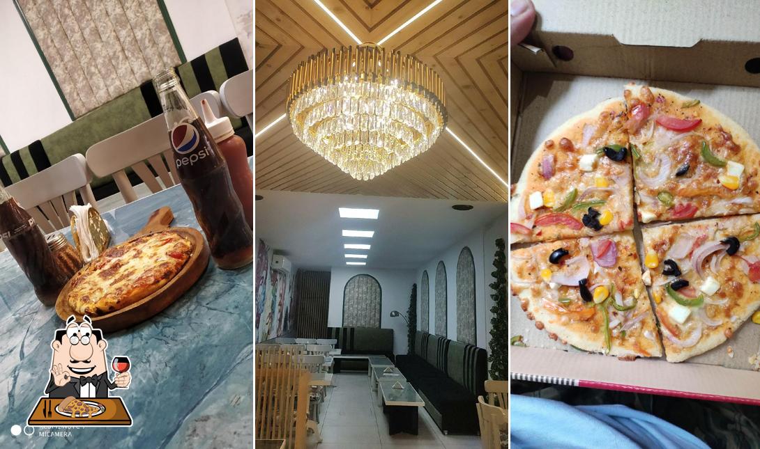 Try out pizza at 88 cafe