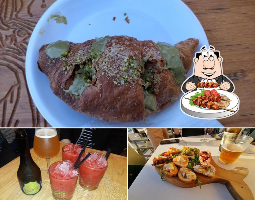 La cibo e birra del ristorante