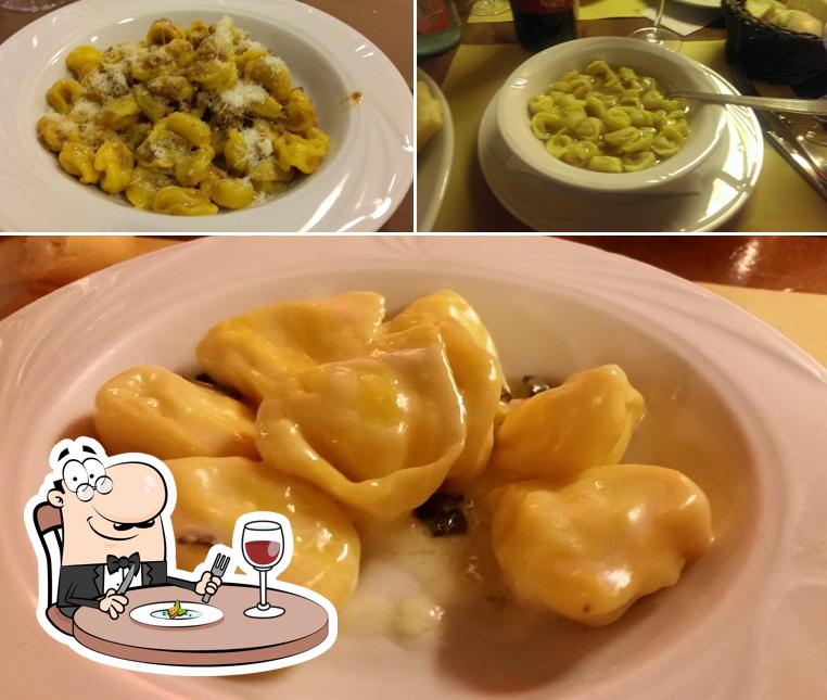 Platti al Trattoria del Rosso