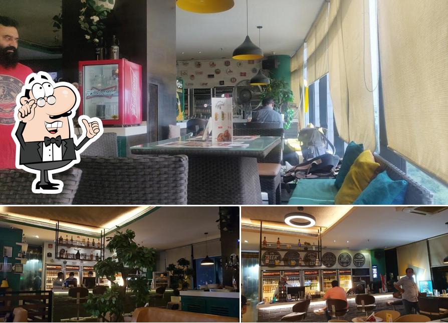 The interior of The Beer Café The interior of The Beer Café