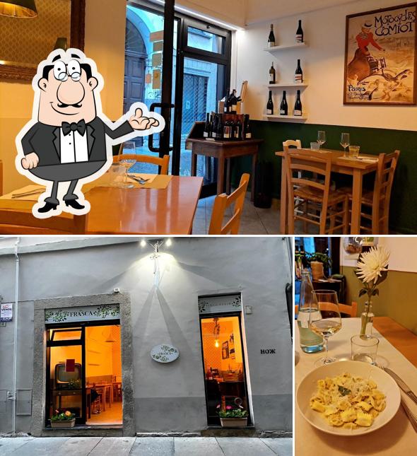 Dai un'occhiata agli interni di Da Frasca