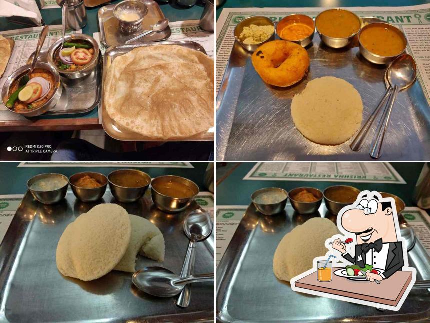 Food at New Woodlands Hotel