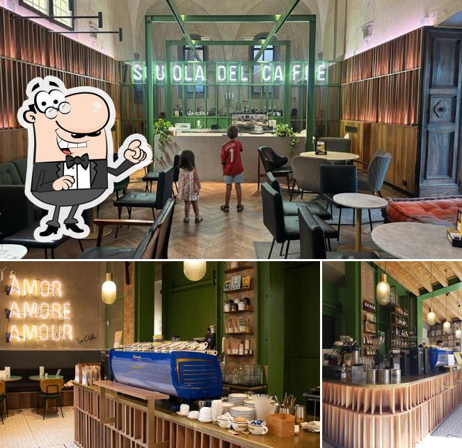 Dai un’occhiata alla foto che mostra la interni e bancone da bar di Ditta Artigianale & Hario Cafe