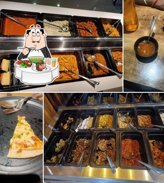 Hot and sour soup at William John's Pizza - Vapi