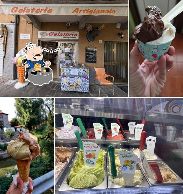 Gelato al Gelateria Moose