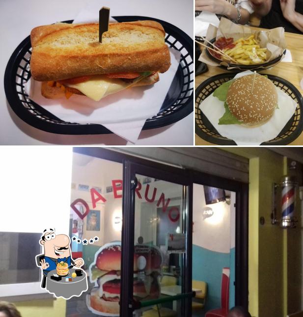 Tra le diverse cose da Paninoteca Da Bruno si possono trovare la cibo e interni