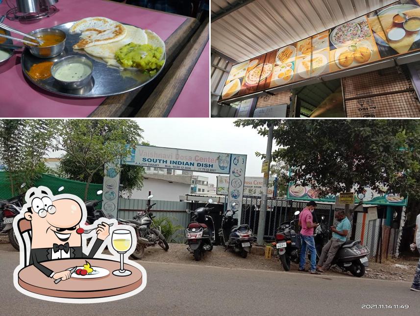 The restaurant's food and exterior