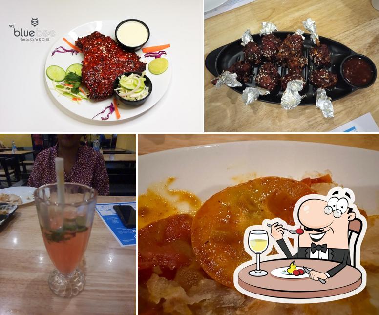 Meals at Bluebee RestoCafe