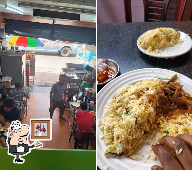 The interior of Malabar Restaurant