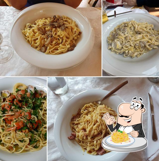 Spaghetti alla carbonara al Albera Rita