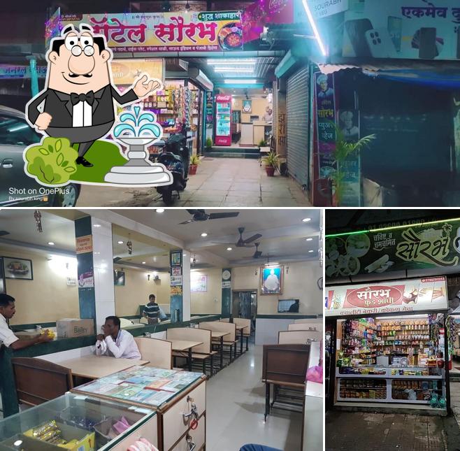 The exterior of Hotel Saurabh - Pure Veg 100%