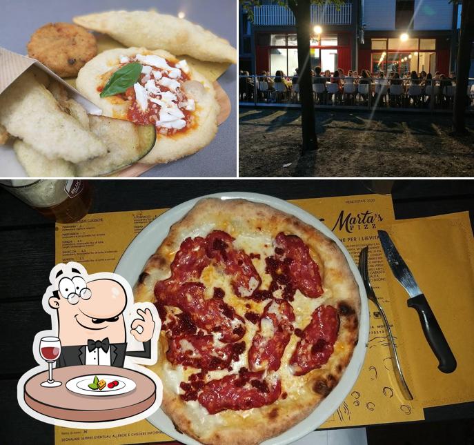 Cibo al Marta's Pizza
