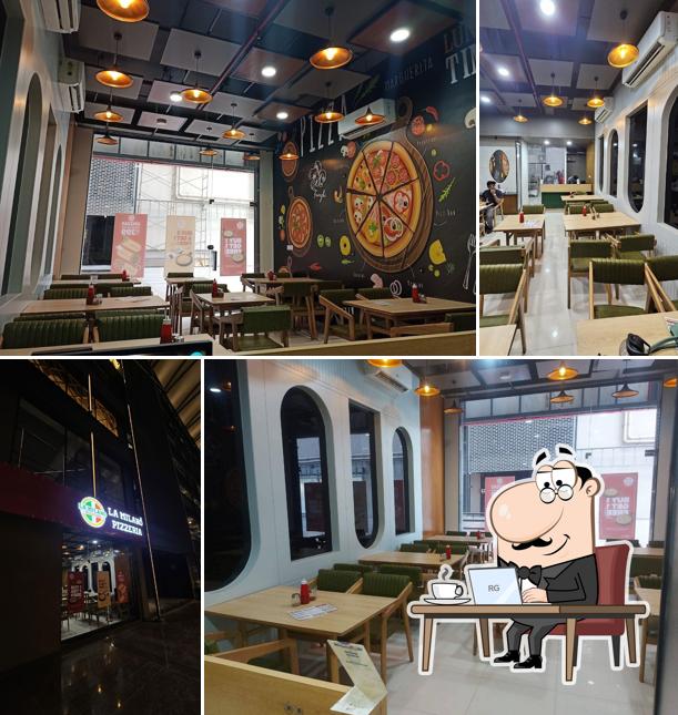 The interior of La Milano Pizzeria