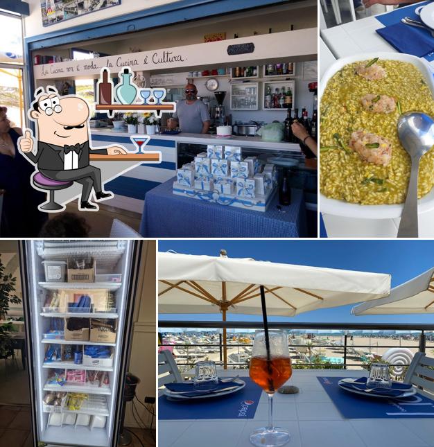 Gli interni di Lido del pescatore
