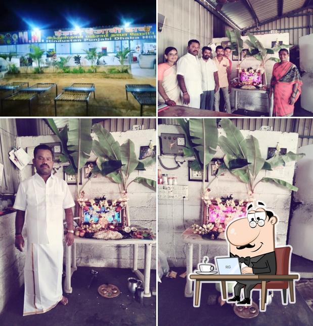 The image of M.M Hindustan Punjabi Dhaba’s interior and food