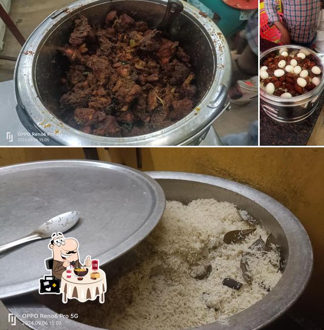 Food at SURI BABU KODI PULAO _ NAGAMALLI THOTA @KAKINADA