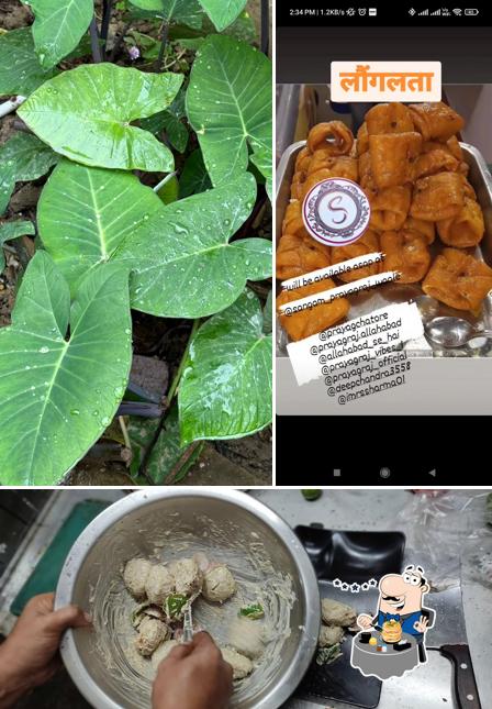 Food at Sangam Prayagraj waale Chaap and fast food Center