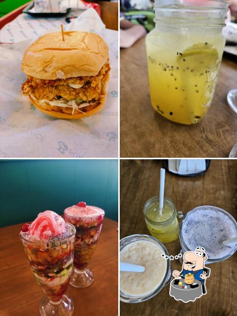 Pulled pork sandwich at Burger Space