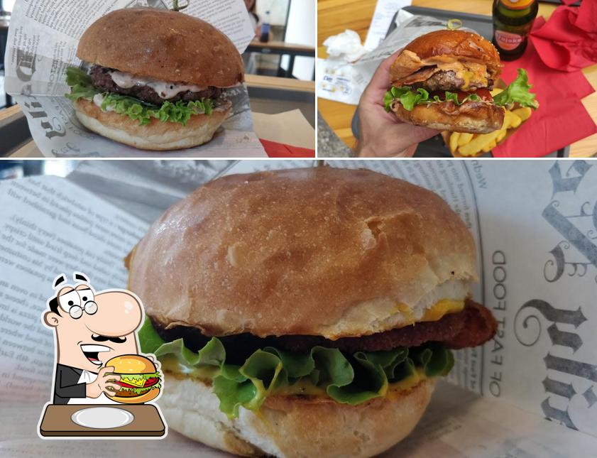 Mega Burger Bled serve un'ampia selezione di opzioni per gli amanti dell'hamburger