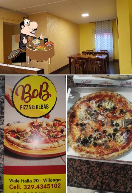 Guarda la foto che presenta la cibo e interni di King Pizzeria
