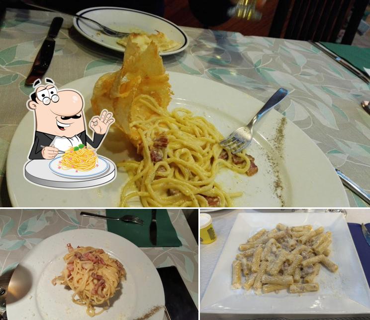 Spaghetti alla carbonara al La Rustichella