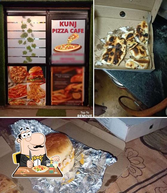 Food at KUNj PIZZA CAFE