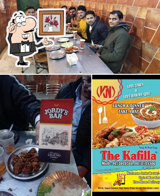 The interior of The Kafilla